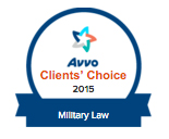 Avvo Client's Choice for Military Law